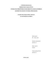 Kosmetinių procedūrų aprašai