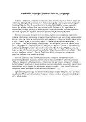 Pasirinkimo kaip elgtis problema Sofoklio „Antigonėje“