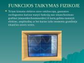Funkcijos taikymas kitose mokslo srityse 12 puslapis