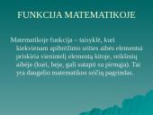 Funkcijos taikymas kitose mokslo srityse 5 puslapis