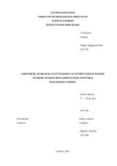 Tarnybinių nuobaudų statutiniams valstybės tarnautojams skyrimo teisinis reglamentavimas ir ypatumai