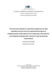 Investicinio projekto efektyvumo ir rizikos vertinimas