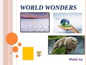 World wonders 1 puslapis