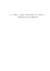 Slaugytojo vaidmuo tenkinant pacientų su miego sutrikimais sveikatos problemas