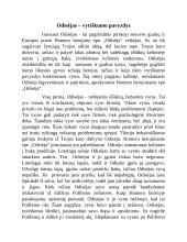 Odisėjas - vyriškumo pavyzdys