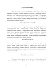 Komandinis darbas ir jo teikiama nauda 4 puslapis