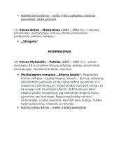 Privalomos lietuvių literatūros konspektas 7 puslapis
