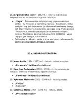 Privalomos lietuvių literatūros konspektas 8 puslapis