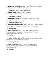 Privalomos lietuvių literatūros konspektas 10 puslapis