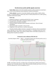 Akseleratoriaus pedalo jutiklių signalų matavimas