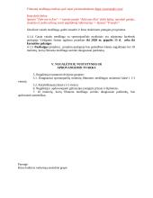 Nuotolinio mokymosi kūnų kultūros projekto nuostatai 2 puslapis