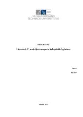 Lietuvos ir Prancūzijos transporto kelių tinklo lyginimas