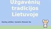 Užgavėnių tradicijos Lietuvoje