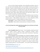 Tarpusavio santykis tarp Seimo, Vyriausybės ir Prezidento 2 puslapis