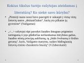 "Dėdės ir dėdienės" kūrinio analizė 5 puslapis