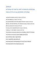 Ekskursija po Vilniaus Kolegiją 2 puslapis