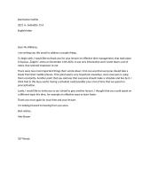 English letter (thank you letter)