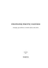 Strateginių pokyčių valdymas (2)