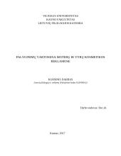 Palyginimų vartosena moterų ir vyrų kosmetikos reklamose