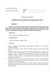 Stabdžių sistemos patikra BSA diagnostiniu stendu