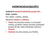 Neorganinių junginių grupės, jų tarpusavio ryšys 7 puslapis