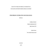 Psichikos sveikatos sociologija