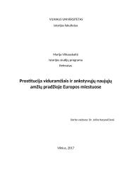 Prostitucija viduramžiais ir ankstyvųjų naujųjų amžių pradžioje Europos miestuose