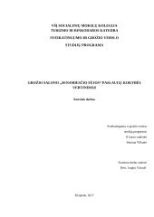 Grožio salono "Senamiesčio fėjos" paslaugų kokybės vertinimas