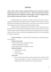 Verslo komunikacijos ypatumai su Omano sultonato verslo atstovais 3 puslapis