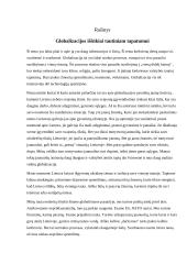 Globalizacijos iššūkiai tautiniam tapatumui