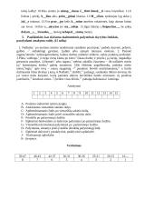 8 klasės kartojimo kurso testas 2 puslapis