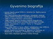 Juozas Aputis (biografija, kūrybos bruožai, kūryba, recenzijos ir interpretacijos)  3 puslapis