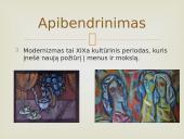 Modernizmas ir jo istorija 5 puslapis