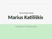 Marius Katiliškis 1 puslapis