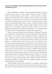 Globalizacijos problematika sociologijoje 8 puslapis