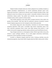 Strateginis planavimas įmonėje "X" 3 puslapis