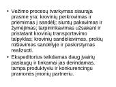 Ekspedicinės transporto įmonės veiklos organizavimas 6 puslapis