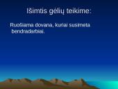Gėlių teikimo ypatybės. Gėlių teikimo ypatingi atvejai. 5 puslapis