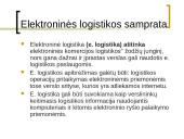 Elektroninė logistika 2 puslapis