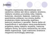 Matricinė valdymo struktūra