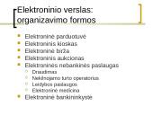 Elektroninis verslas: organizavimo formos ir jų ypatumai 2 puslapis