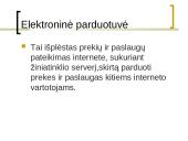 Elektroninis verslas: organizavimo formos ir jų ypatumai 3 puslapis