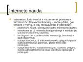 Interneto priemonės ir paslaugos 7 puslapis