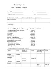Finansinė apskaita. Užduotis 