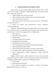 Įmonės strategijos planavimas  11 puslapis