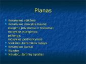 Pagalbinis verslas I-oje Lietuvos Respublikoje: keramika 2 puslapis