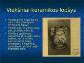 Pagalbinis verslas I-oje Lietuvos Respublikoje: keramika 9 puslapis