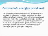 Geoterminė energija. Pristatymas 3 puslapis