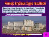 Kryžiaus žygiai. Pristatymas 8 puslapis