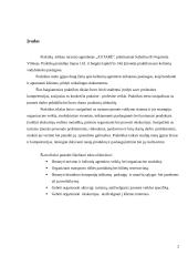 Baigiamosios praktikos ataskaita turizmo įmonėje 2 puslapis